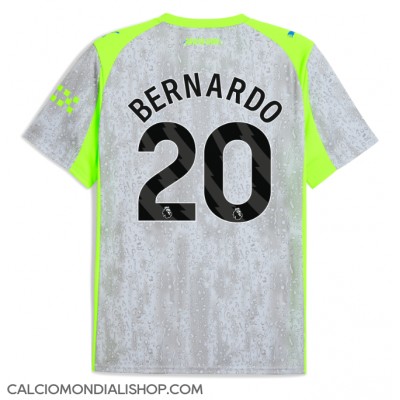 Maglie da calcio Manchester City Bernardo Silva #20 Terza Maglia 2025-26 Manica Corta Maglie da calcio Manchester City Bernardo Silva #20 Terza Maglia 2025-26 Manica Corta